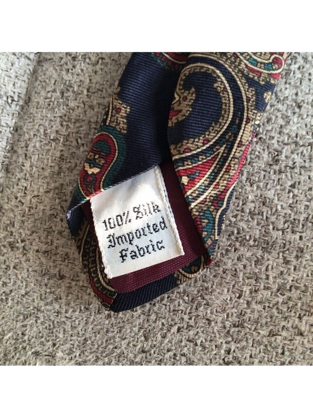 Gant Elegant Multicolor Silk Paisley Tie - Picture 5 of 6